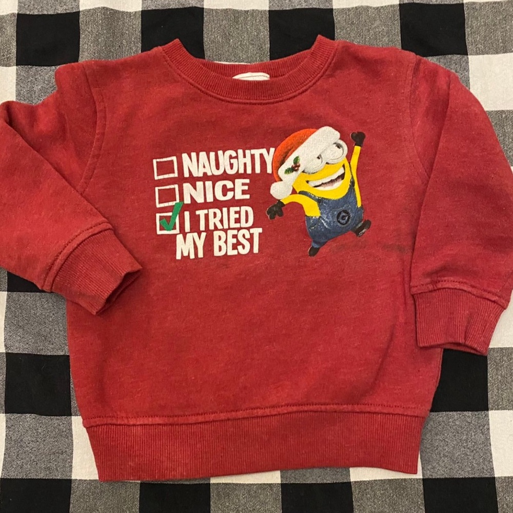 Toddler Ugly Christmas Sweater Size 2T Minions